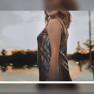 Multi colored sequin dress